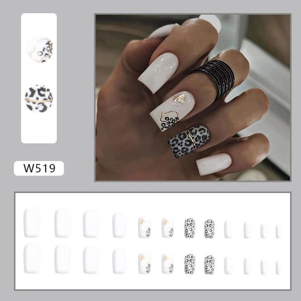 24stk False Nails Long Square W515 W515 W515