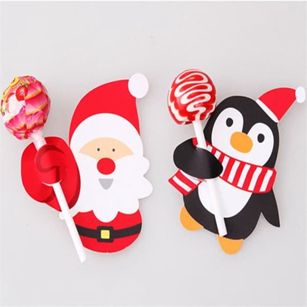 Julekort Lollipop Kort PENGVIN PINGVIN Penguin