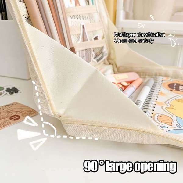 Organizer för pappersvaror Beige