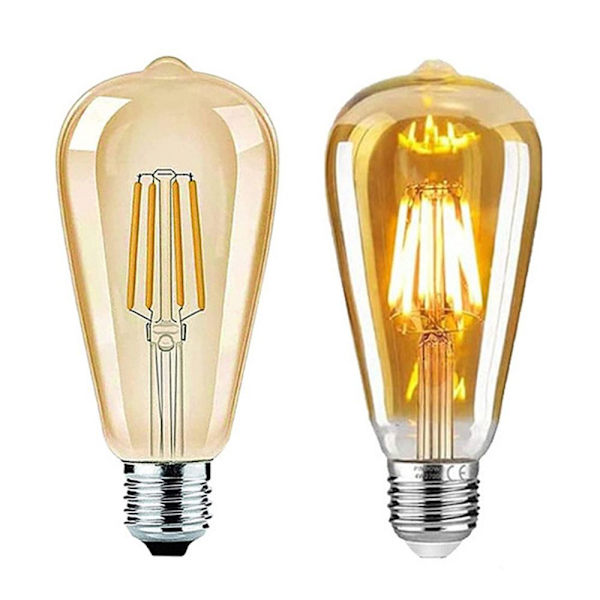 Krystalllyspære ST64 LED-lyspære 4W-2700K 4W-2700K 4W-2700K