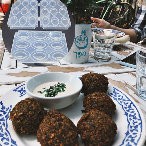 Kjøttbollemakerform Kibbeh Express HVIT white