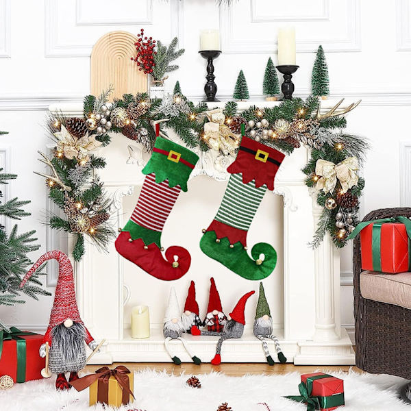 Julstrumpor Julklappsväskor GRÖN Green