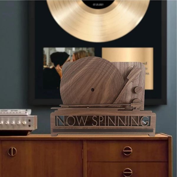 Albumställ Record Display Stand LIGHT BROWN LIGHT BROWN Light Brown