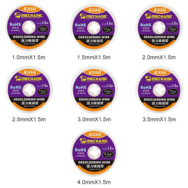 R350 1,0/1,5/2,0/2,5/3,0/3,5/4,0 mm Styrk aflodningsfletningen 4.0mmX1.5m