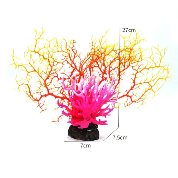 Imitation Coral Ornament Simulation Coral Tree Decoration Pink&white