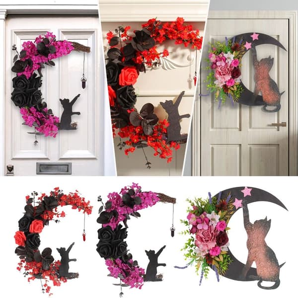 Halloween-seppeleet Moon Wreath 2 2 2