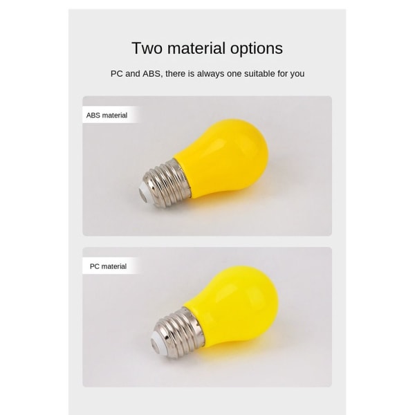 LED-pære ABS-lampe BS-BLÅ-1W BS-BLÅ-1W
