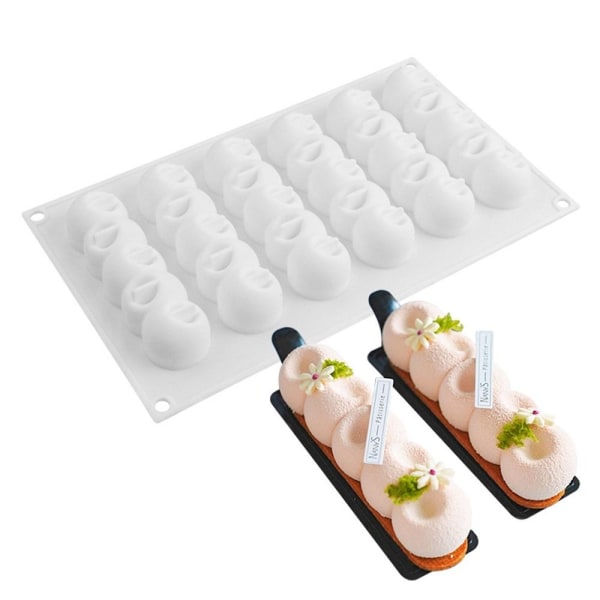 Raidallinen mousse- mold leivonnainen mold DD D