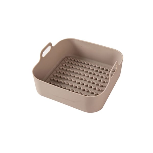Air Fryer Silikongryta AirFryer Tillbehör beige Square
