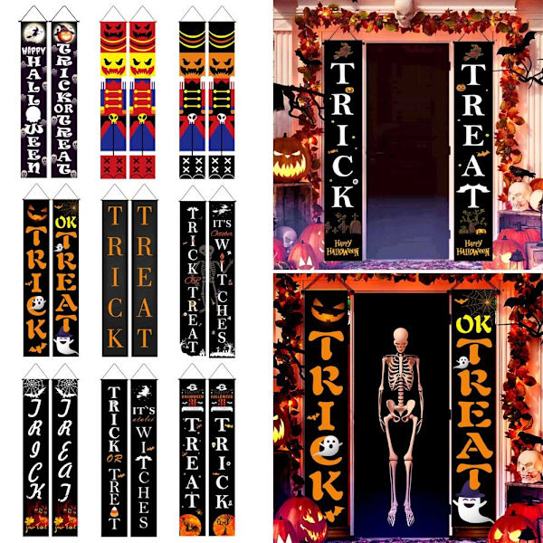Halloween-pariskunta Halloween-banneri 02 02 02