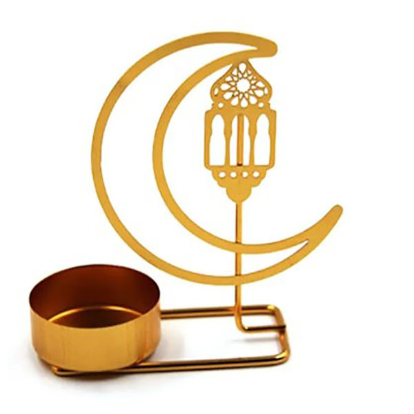 Gyllene Ljusstake Metall Ljusstake D D D