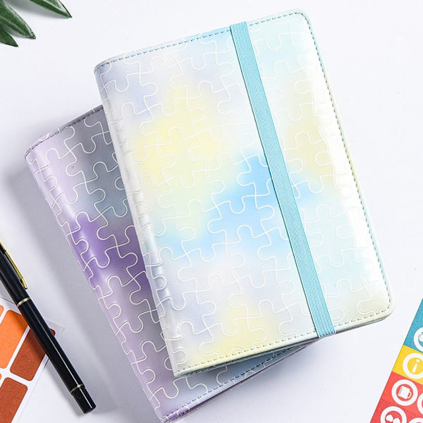 Budget Binder Money Organizer for kontanter BLÅ KUN SKAL KUN blue only shell-only shell