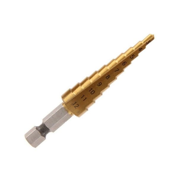 3 STK HSS Step Drill Bit Cone Titanium Bit Set Metall Hullkutter