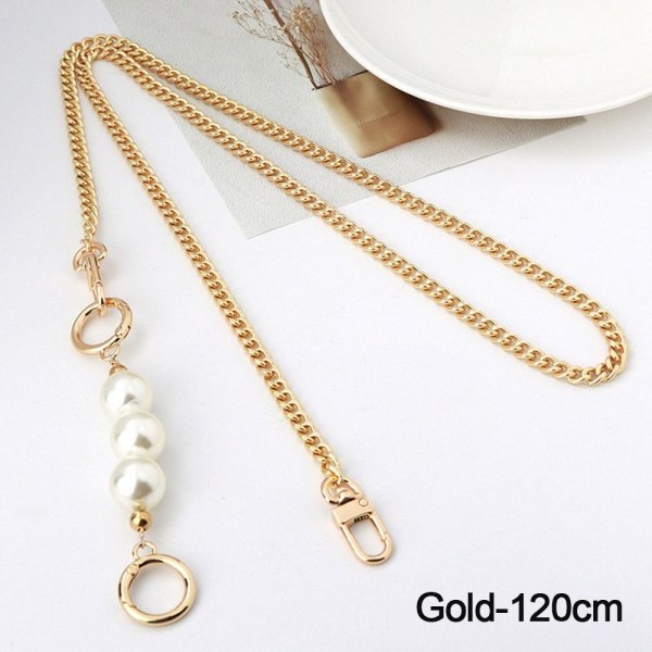 Golden Balls Chain Ikke-fading Chain GULD 120CM Gold 120cm