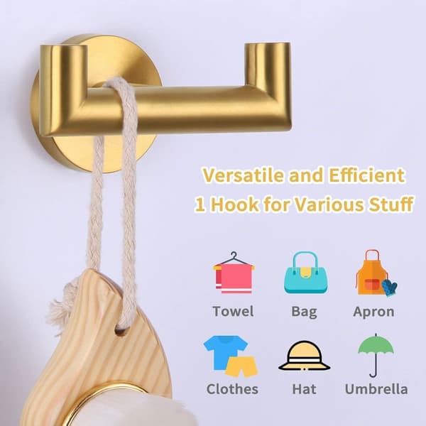 Dobbel krok Robe Holder Håndklekroker