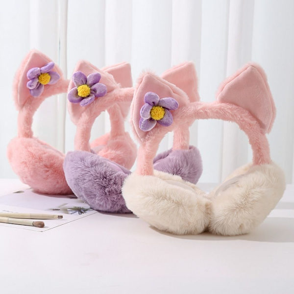Korvanlämmitin Taitettava cover KISSA KORVAT-MUSTA KISSA KORVAT-MUSTA Cat Ears-Black