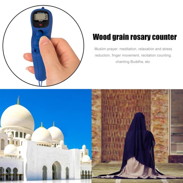 Elektronik Digital Counter Rosary Beads Timer 9 9 9