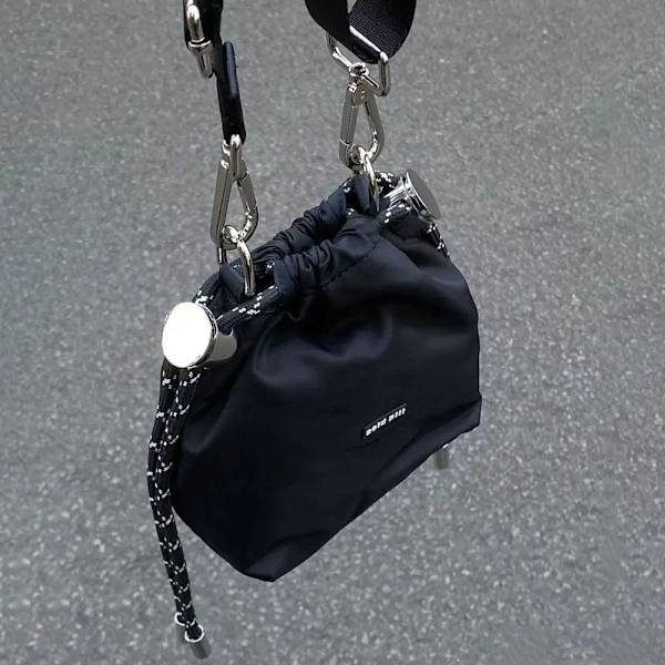 Modetaske diagonal nylontaske enkelt skulder