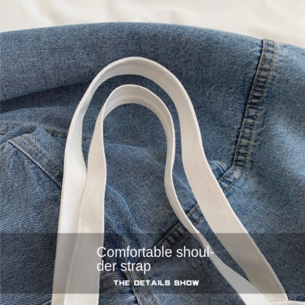 Canvas underarmstaske Skuldertaske SORT Black