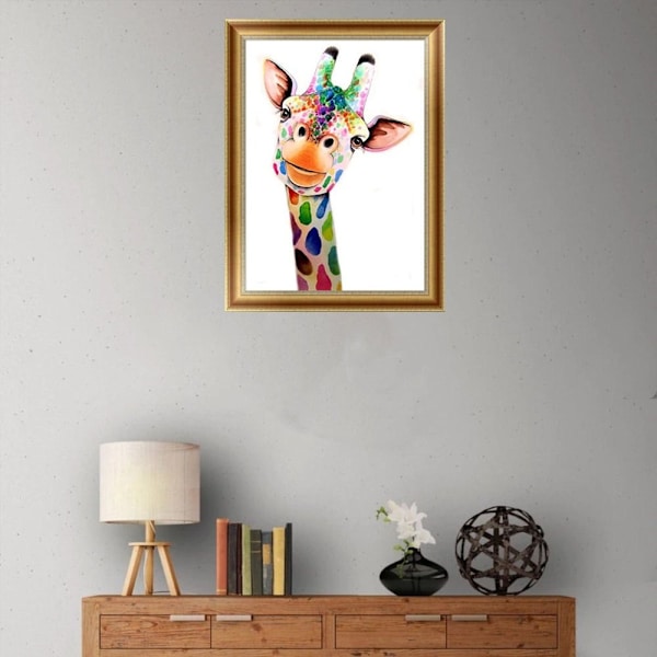 Diamant Maleri Kunst Billede GIRAF GIRAF giraffe