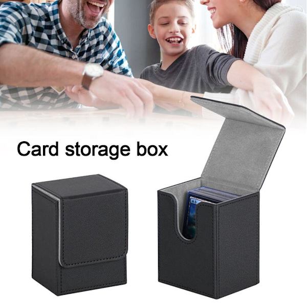 Spil MTG Trading Card Holder Deck Box SORT SORT Black
