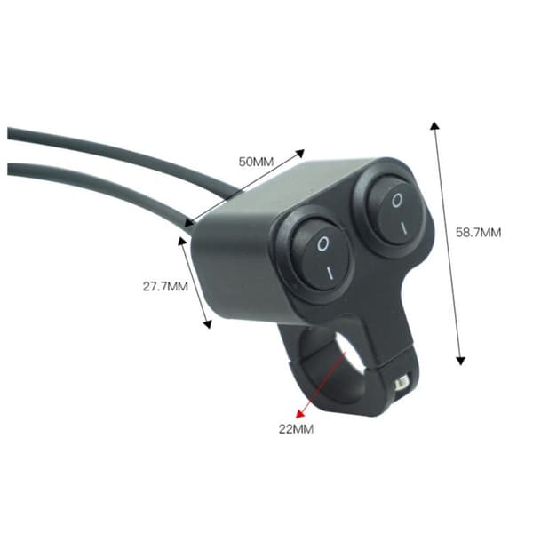 Motorsykkelstyrebryter Moto Light Controller Dual Control