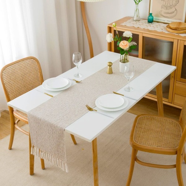 Rustik bordløber Farmhouse Style bordløber Boho bord
