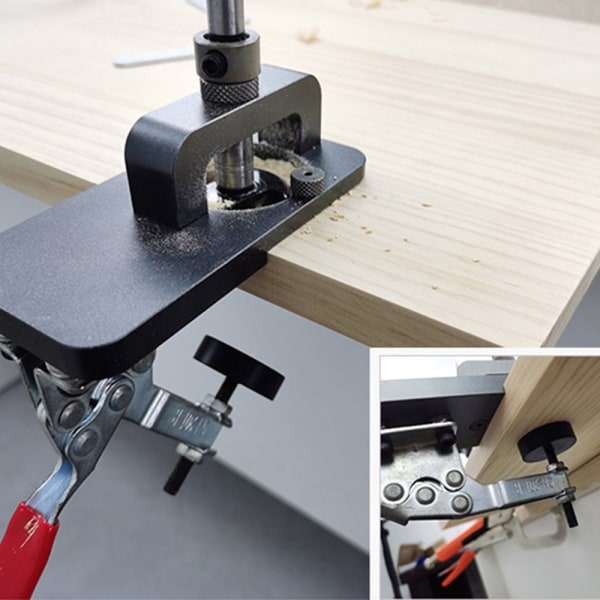Hulboring Guide Locator Hængsel Boring Jig Hulåbner