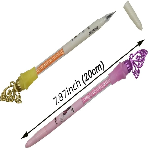 Butterfly Gel Pen Pienet Creative Crystal Diamond kynät Uutuus
