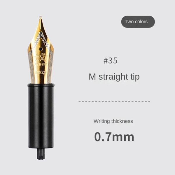 3 STK Pennespids Nib Guld
