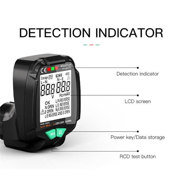 Socket Tester Polarity Phase Pheck Detector UK UK UK