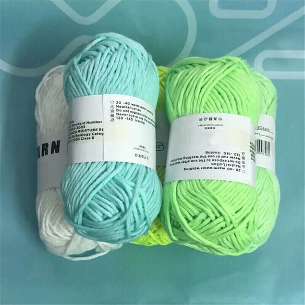 Luminous Chunky Garn Gløder i Mørket G001 G001