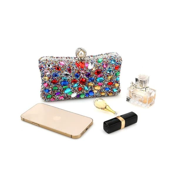 Aften tasker Clutch pung BLÅ BLÅ blue