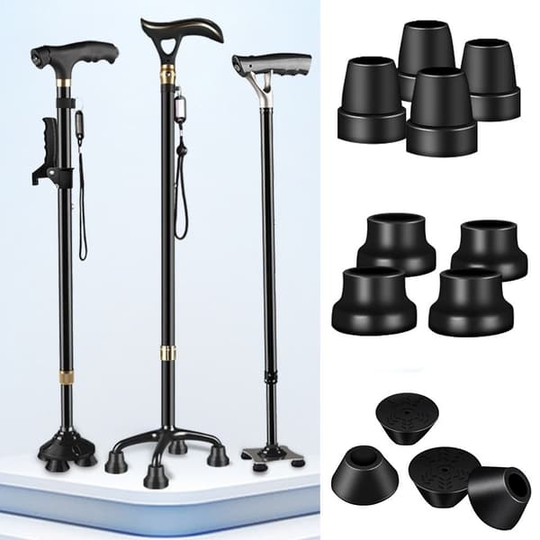 1/2 stk Trekking Staver Protectors Spaserstokkhode 4PCS4 4 4pcs4