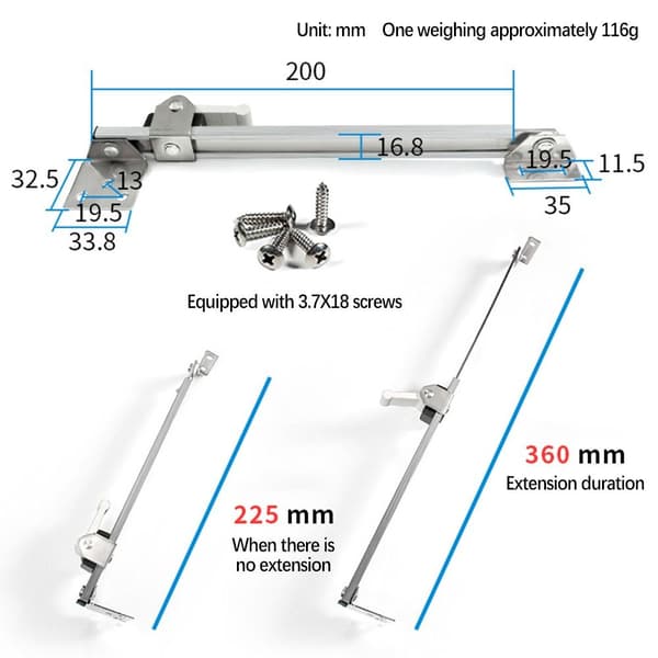 Window Support Window Limiter STYLE 1 STYLE 1 Style 1