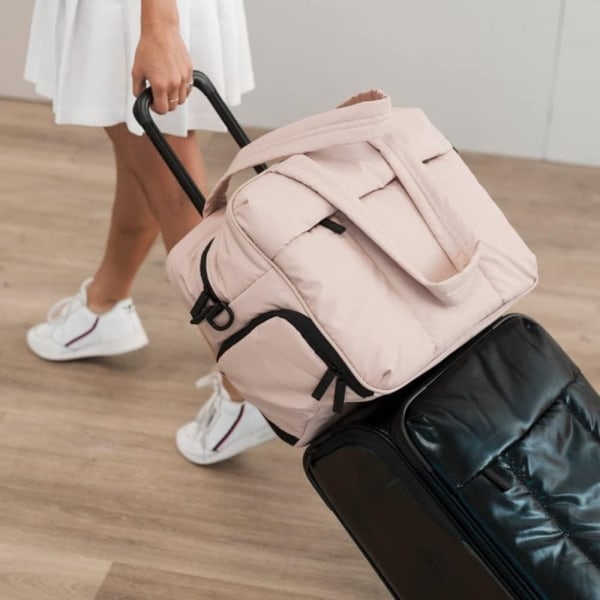 Travel Duffel Bag Puffer Gym Kangaskassi MUSTA Black