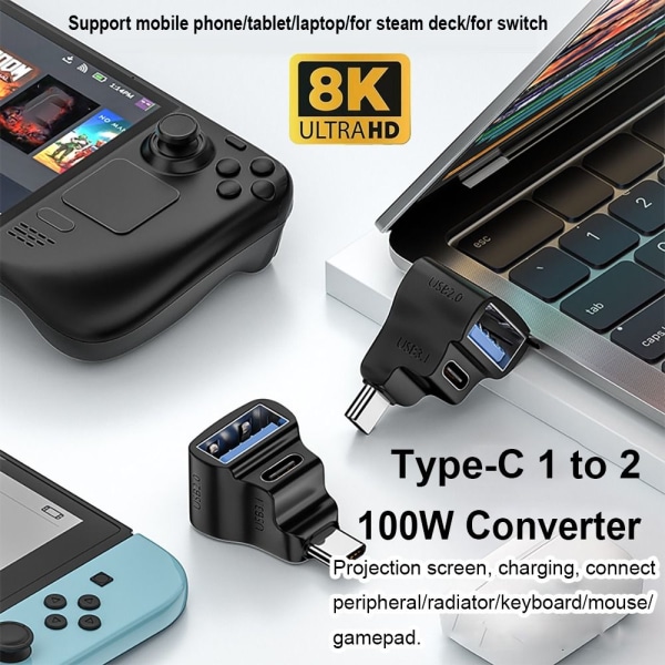 USB-C Converter OTG Adapter USB-C TO 1C 1A USB-C TO 1C 1A USB-C to 1C 1A