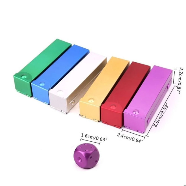 Spel Dice Polyhedral Dice RED Red
