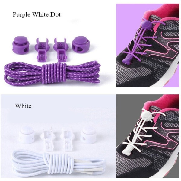 3 Par Sneaker SkoLisser Skolisser LILLA purple