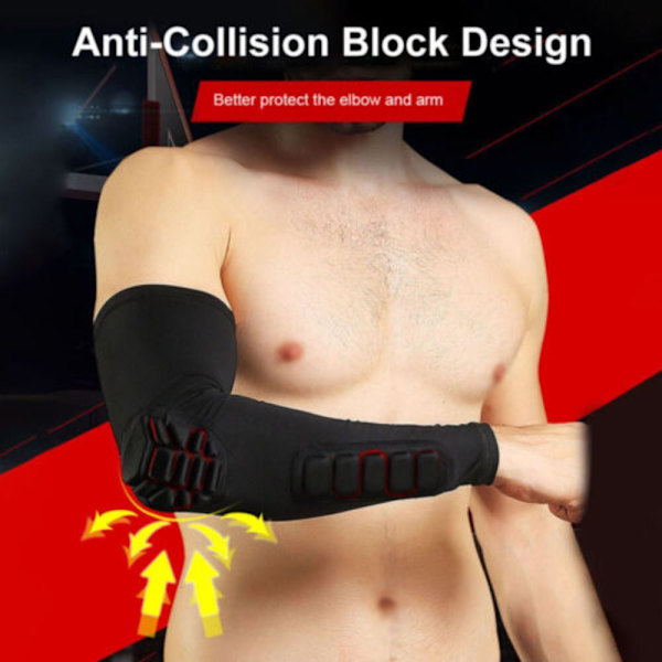 Koripallo käsivarsi Hihat kyynärpää tukea RED XL red XL