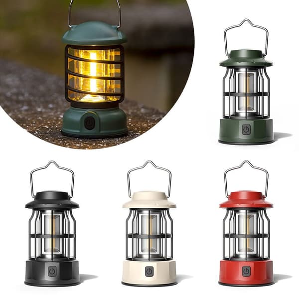 Camping Lights Atmosphere Telttalamppu MUSTA Black