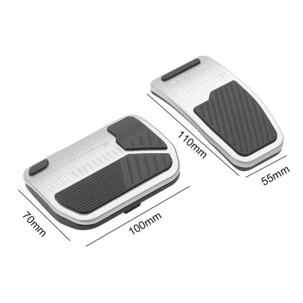 Peittää auton poljinpehmusteet HARMAA Grey