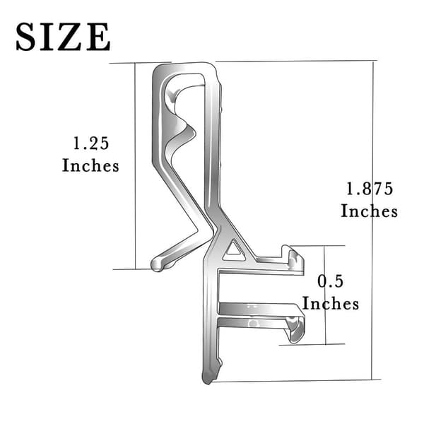 10 st Valance Clips Blind Clips 2 2 2