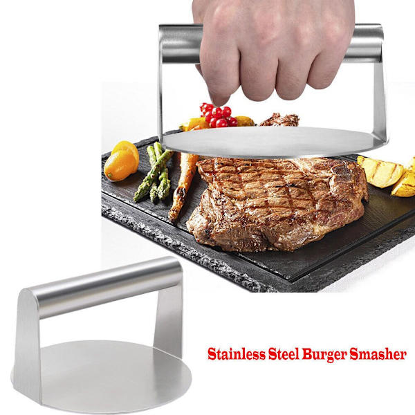 Rustfrit stål Kødpresse Burger Press 1 1 1