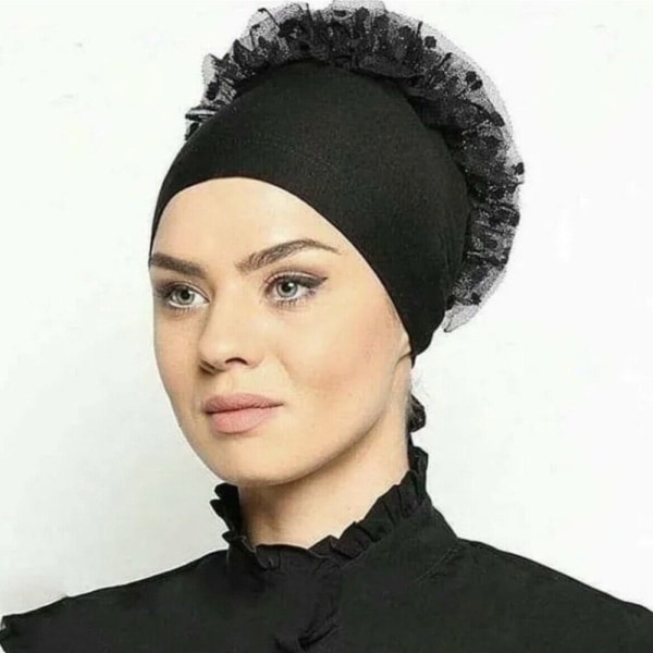 Hijab skjerf Hijab pannebånd 4 4 4