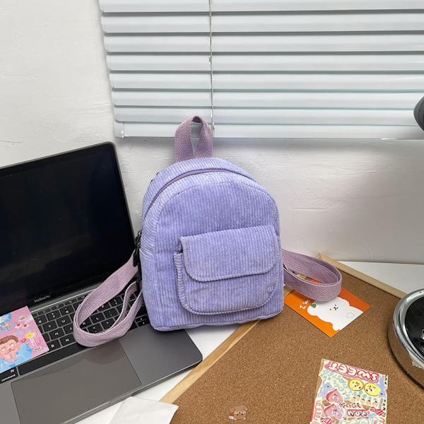 Mini Ryggsäck Små Ryggsäckar LILA purple