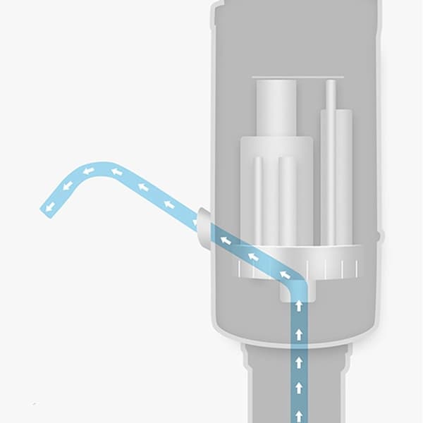 Vattendispenserpump Automatisk vattenflaskpump Flaskvatten Black