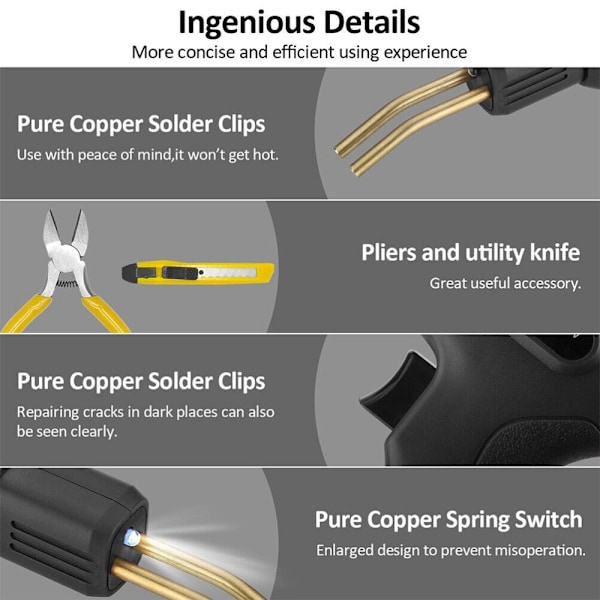 50 W muovihitsauspoltin Hot Stapler EU PLUG EU Plug