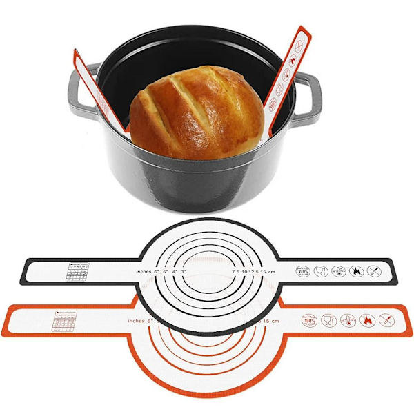 Silikon bakematte bakeri ovnspute SVART Black