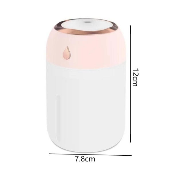 330ml Luftrenser Luftfukter ROSA pink